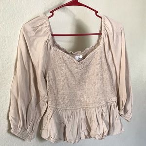 Airy beige blouse